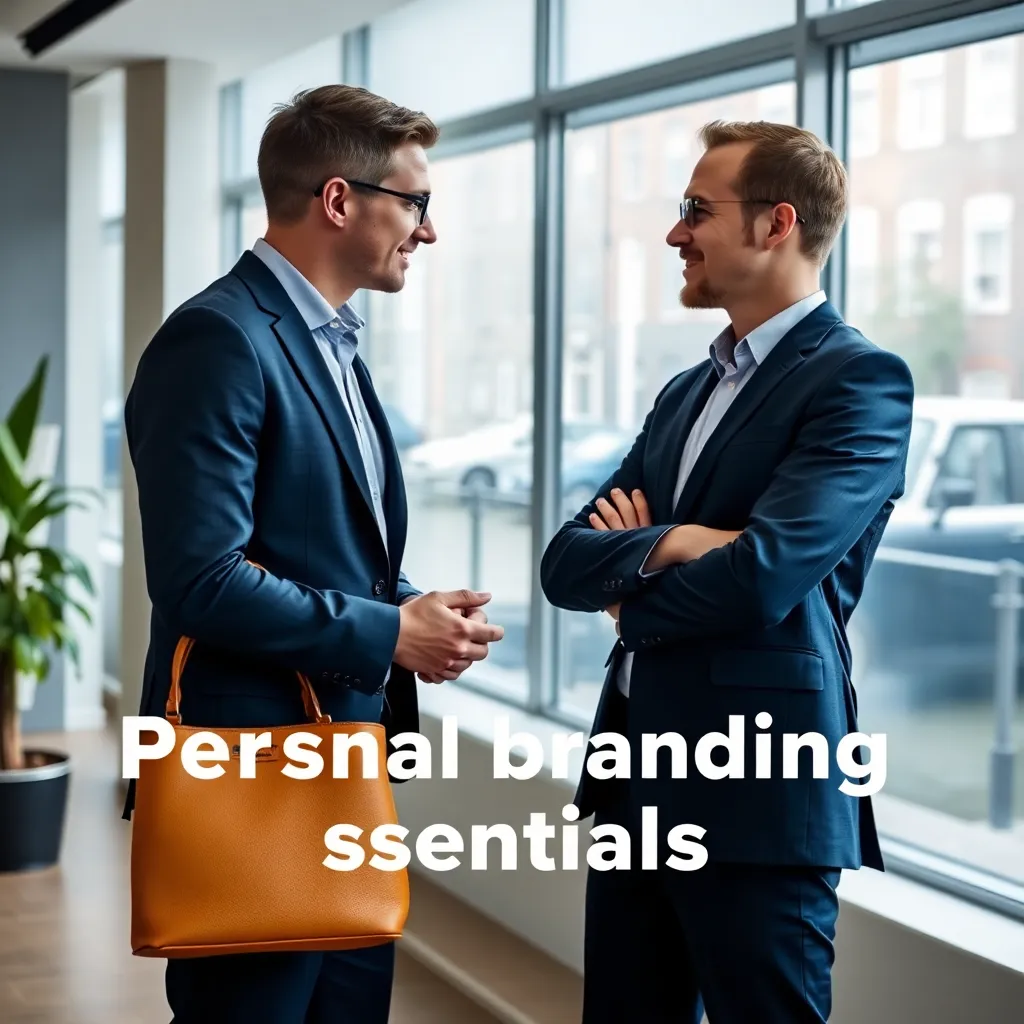 Professional die werkt aan online profiel