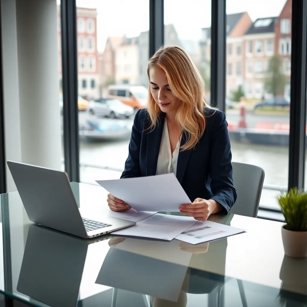 Professional die haar persoonlijke merkstrategie ontwikkelt