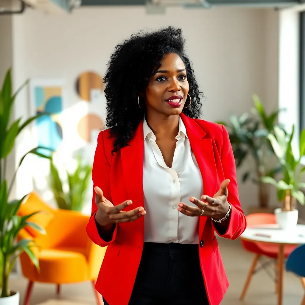 Nederlandse professional die presenteert op een netwerkevenement